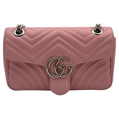 gucci marmont media rosa|gg marmont handbags.